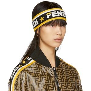 Fendi Mania Logo Headband